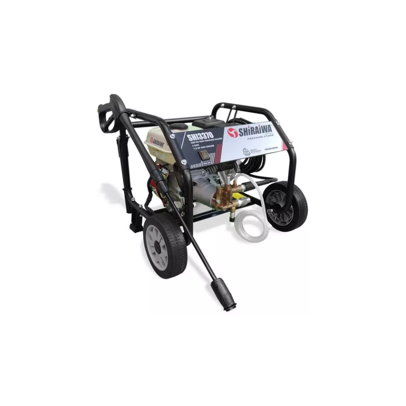HIDROLAVADORA CON MOTOR GASOLINA 3300 PSI SHIRAIWA  MOTOR HONDA GP160